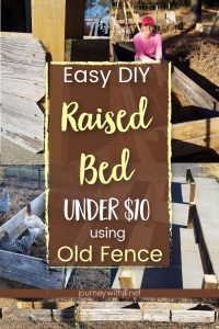 DIY Raised Bed Under $10
