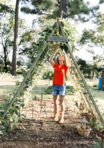 How to Build an A-Frame Garden Trellis
