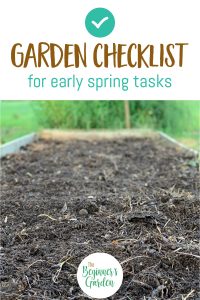 Early Spring Garden To-Do List