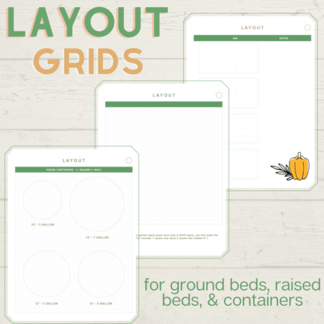 Complete Garden Planner Layout Grid Options
