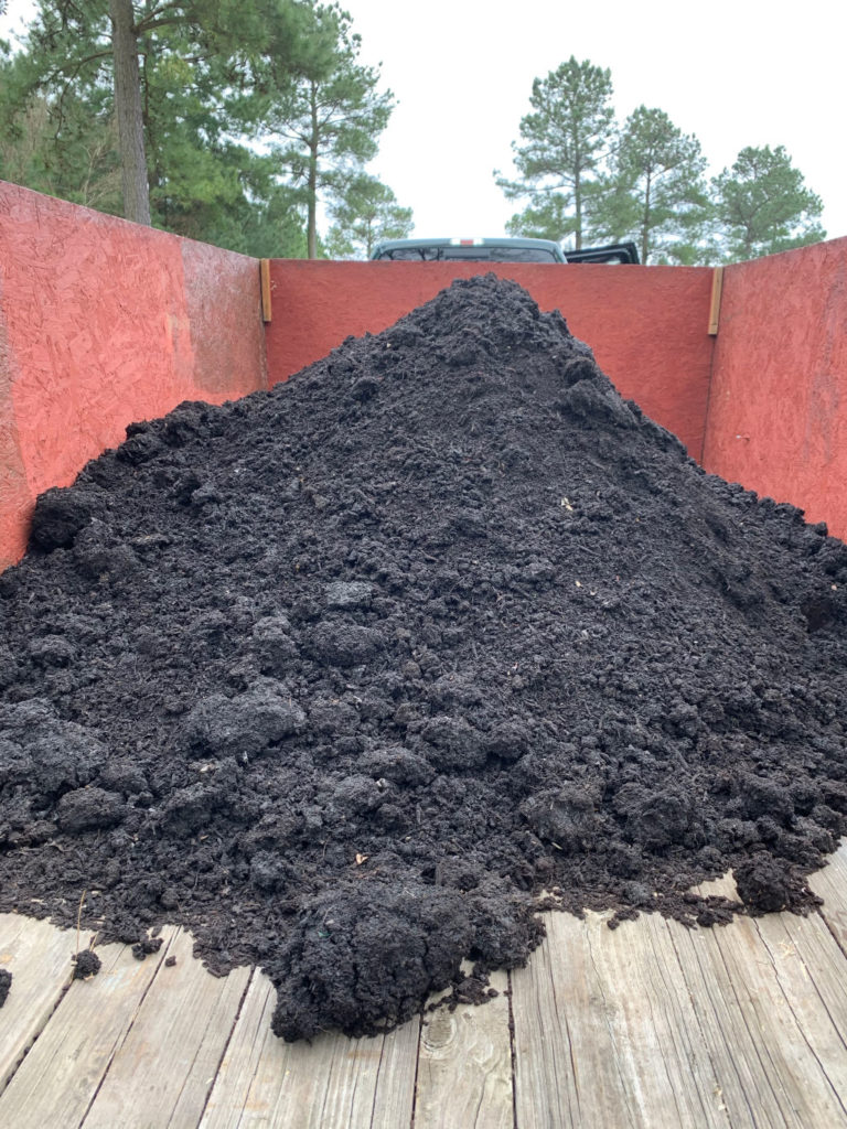 trailer load of compost