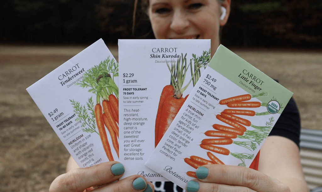 garden planning tasks - buying seeds