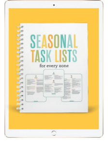 home page seasonal task lists offer