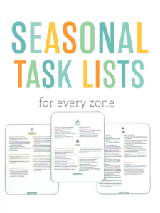 Seasonal Task List graphic