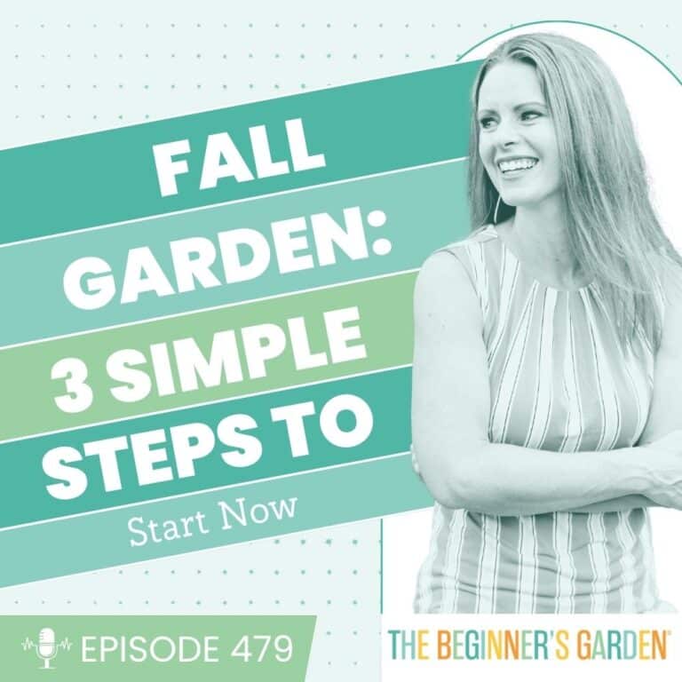 479 – Fall Garden: 3 Simple Steps to Start Now